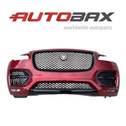 2017 2018 2019 2020 JAGUAR F-PACE R-SPORT FRONT BUMPER COVER W/ GRILLE VALANCE