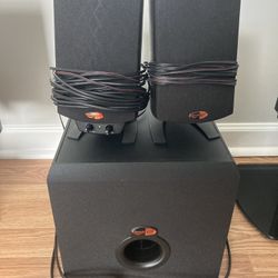 Klipsch Speakers And Subwoofer 