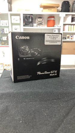 Canon PowerShot G7X Mark III
