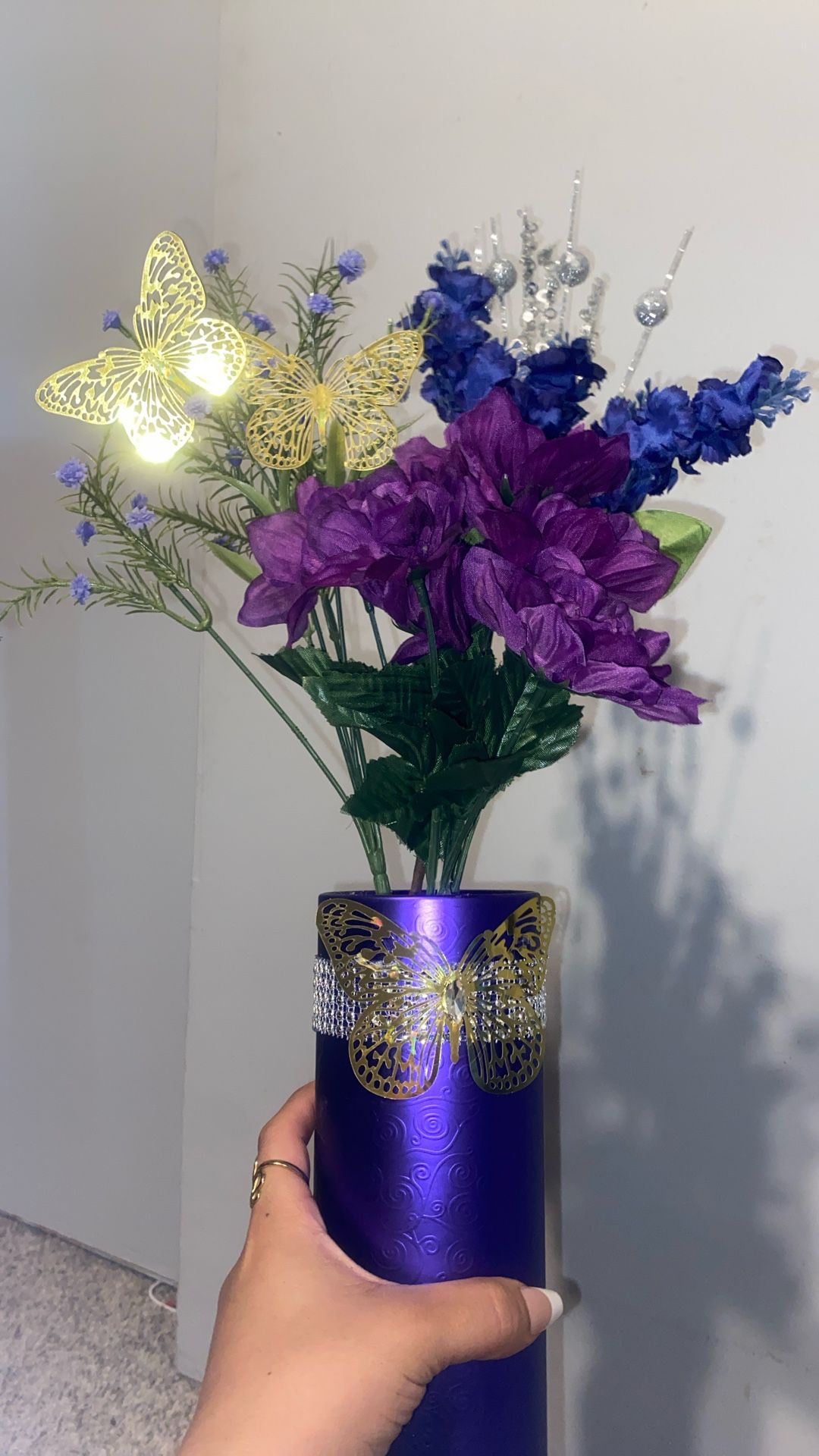 Mothers Day Artificial Flowers With Potpourri
