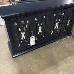 Elegant Blue Console Table