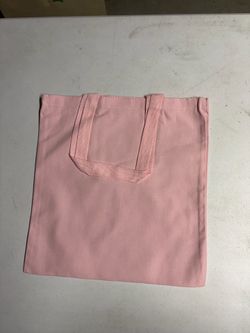 9 Light Pink Canvas Blank Tote Bags