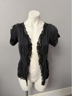 Gio Black Lace Cover Up Small