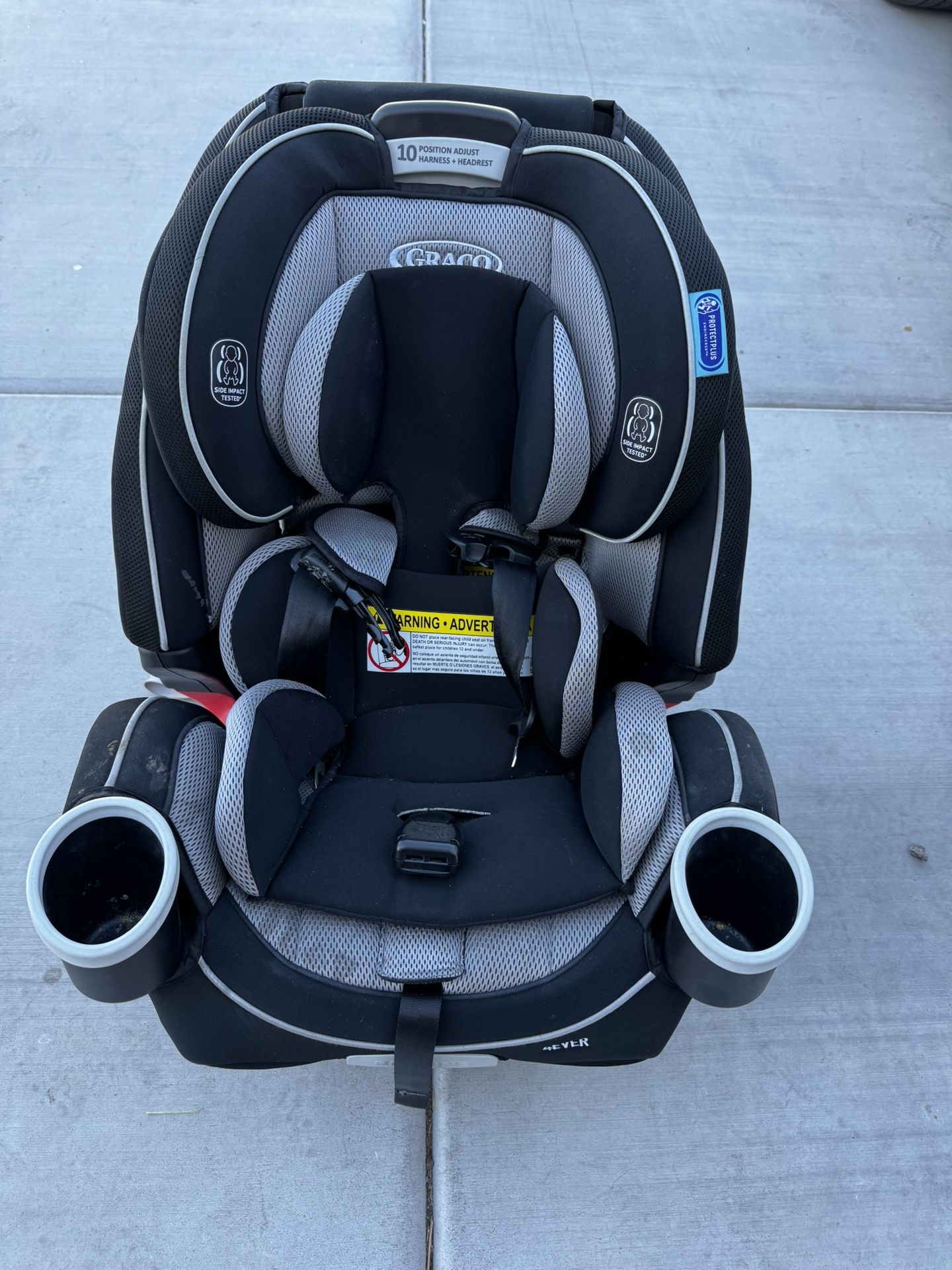 Backless Booster Seat Graco 4ever Blue 4Ever® DLX 4-in-1 Car Seat