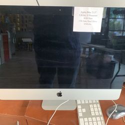 2015 Apple iMac i5 Processor 21.5” $500obo