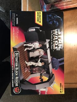 Star wars detenton block rescue toy set box