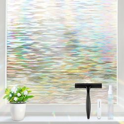 Window Privacy Film 3D Rainbow Prism Effect