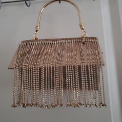 Gorgeous Gold Sparkling Handbag