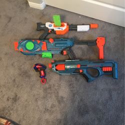 4 Nerf Guns Like New Keep All For 50$