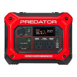 PREDATOR 350 WATT SOLOR GENERATOR AND 100 WATT SOLAR PANEL