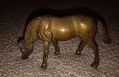 Vintage Brass Horse