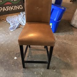 LEATHER BAR STOOL (only 1)