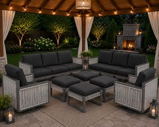 new patio set in box