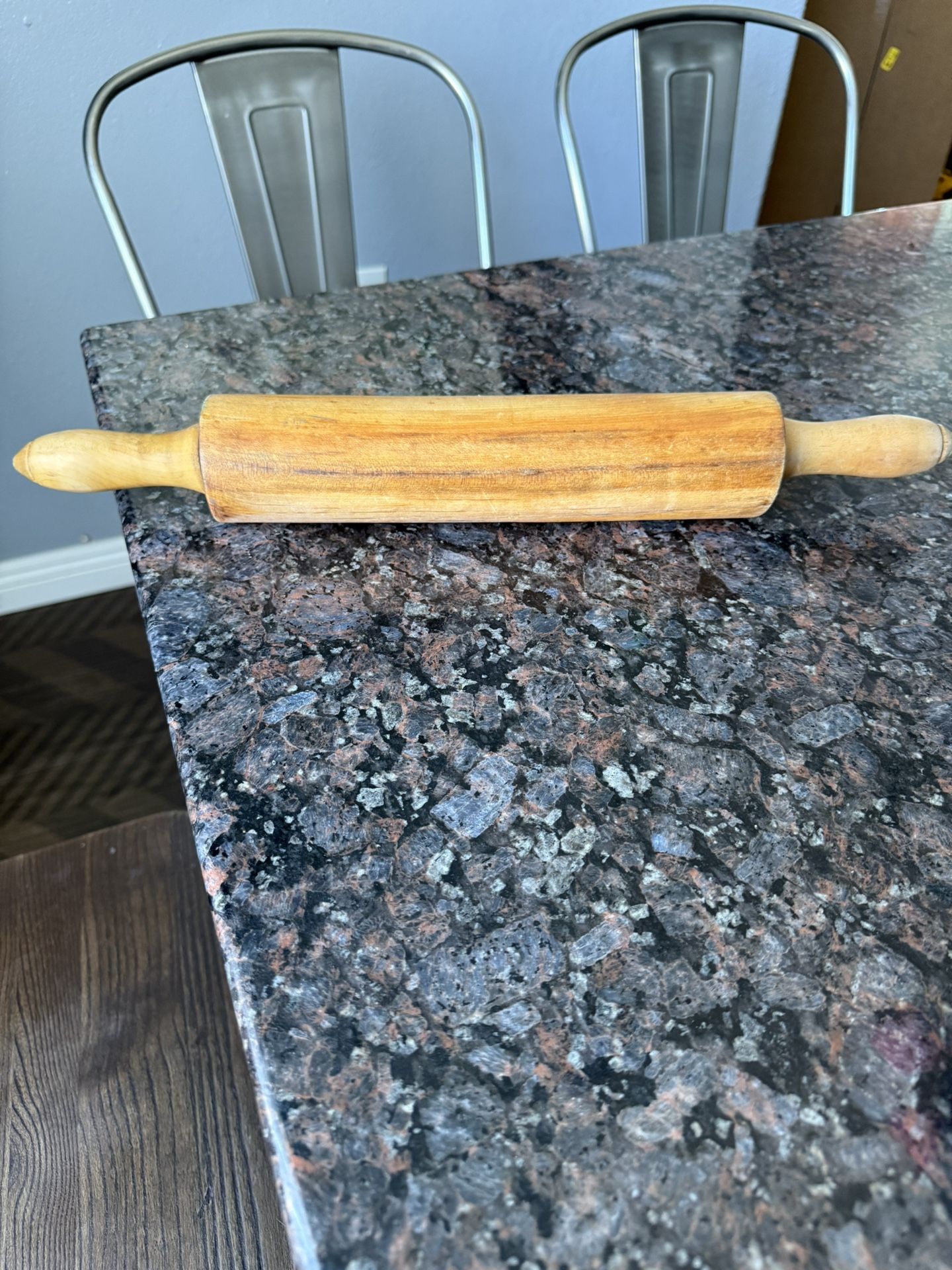 WOODEN ROLLING PIN ROLLER 18”