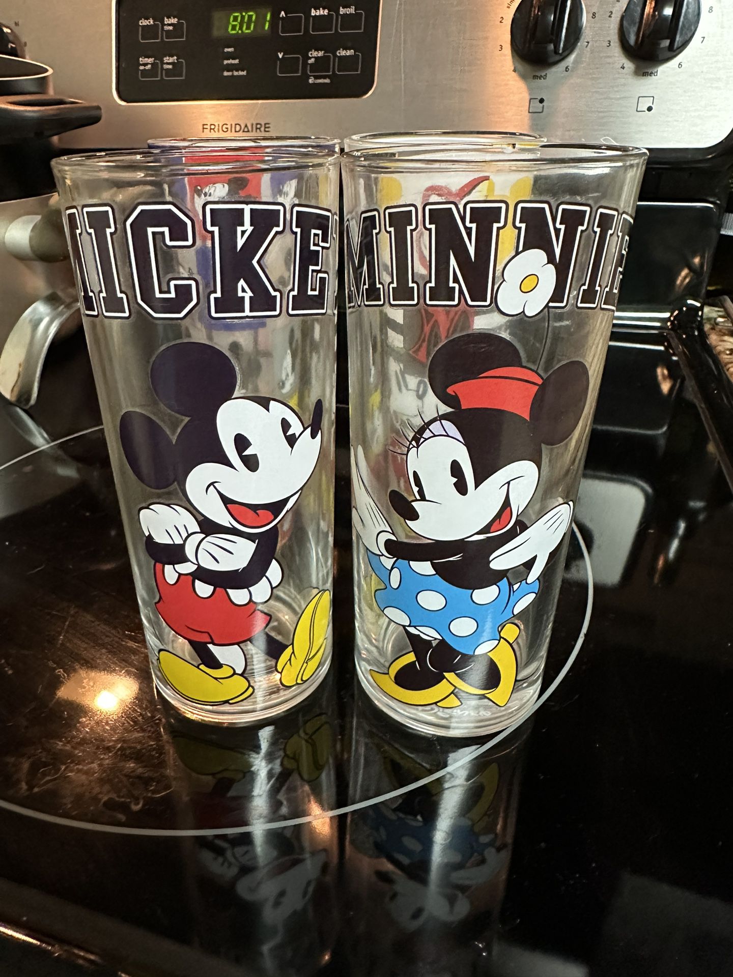 Glass Cups Disney 