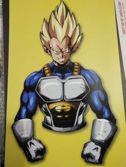 Vegeta 11x17 UV Cut On Matte Finish Signed By The Artist