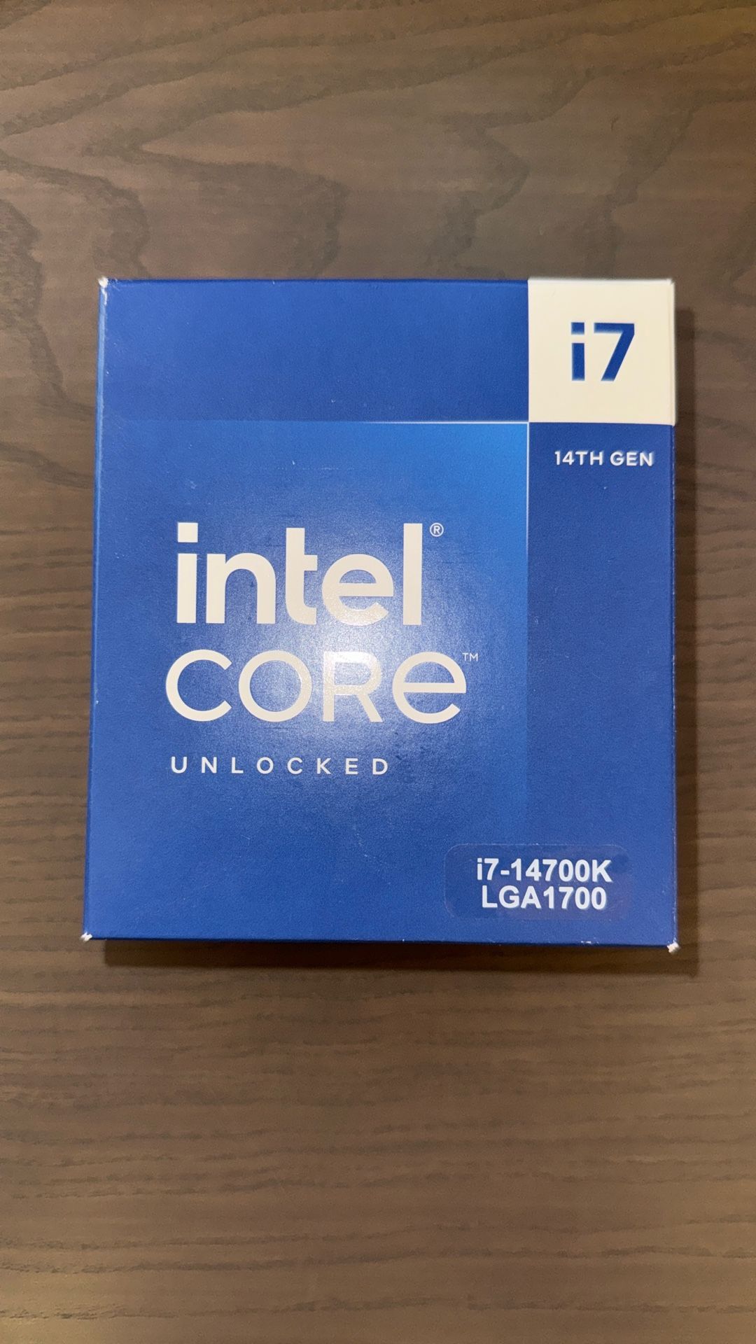 I7 14700k Intel CPU