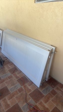 Louvered doors !! Solid wood!