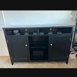 Black TV Stand