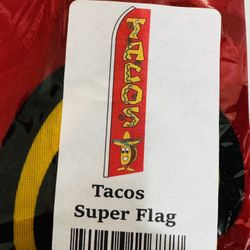 Tacos Banner Flag For Business Sidewalk Bandera De Tacos Para Negocio