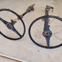 Original 1949 to 1953 Dodge 2R Pickup Truck Steering Column & Wheel 
