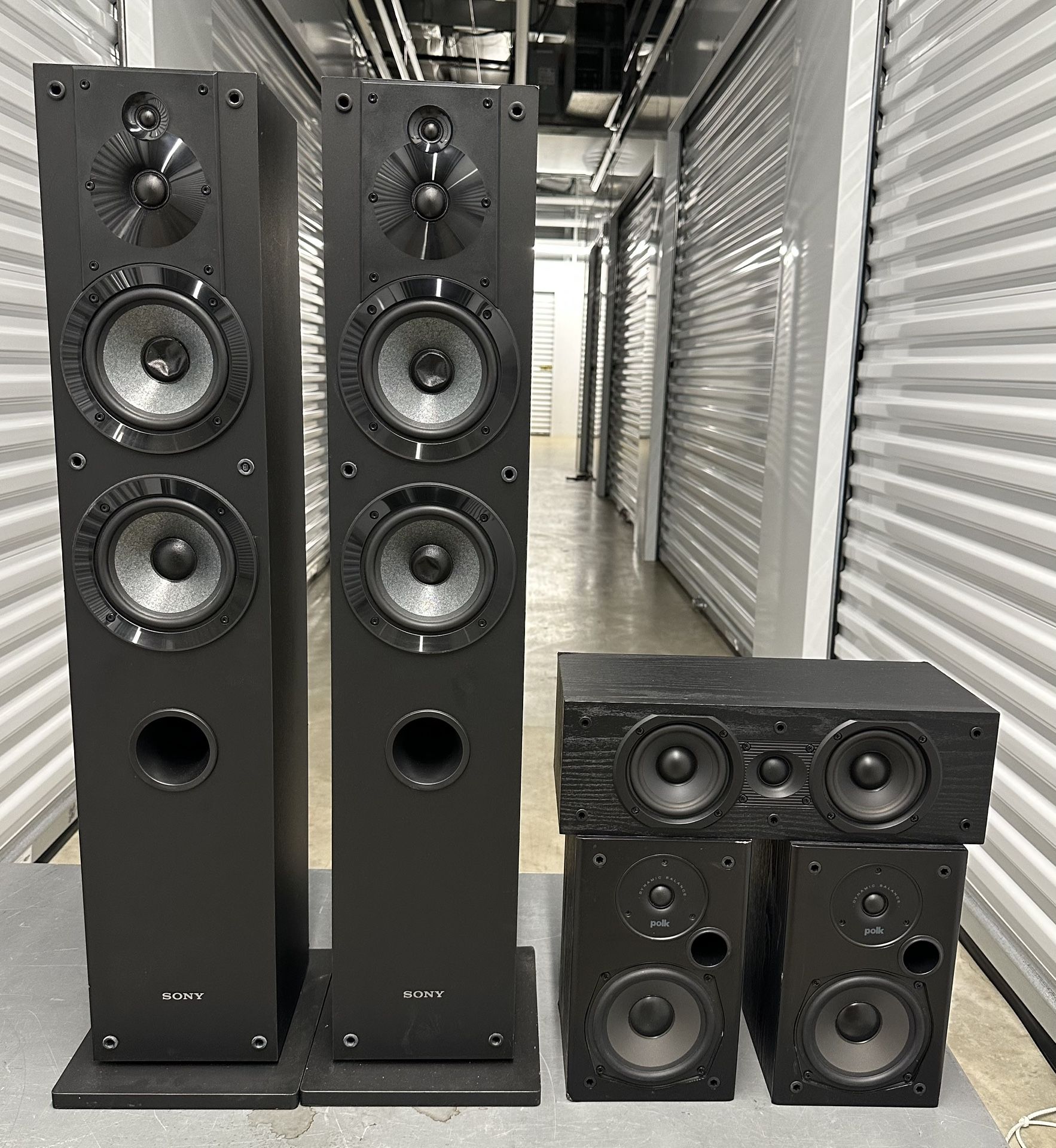 Sony, Polk Audio & JBL Speakers for Home Theater System