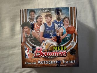 2025-26 Bowman Basketball Factory Sealed Mega Box