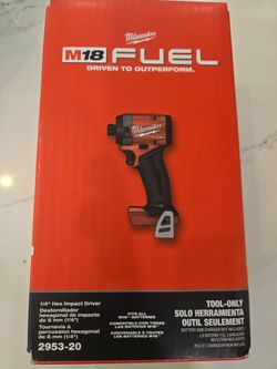 Brand new Milwaukee M18 Fuel Impact, 1/4", Tool only, firm price