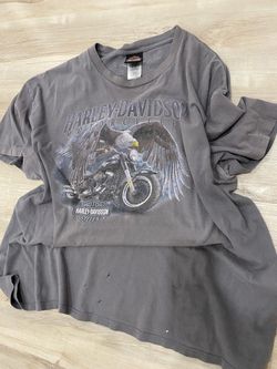 Harley-Davidson Motorcycle Eagle Graphic T-Shirt vintage