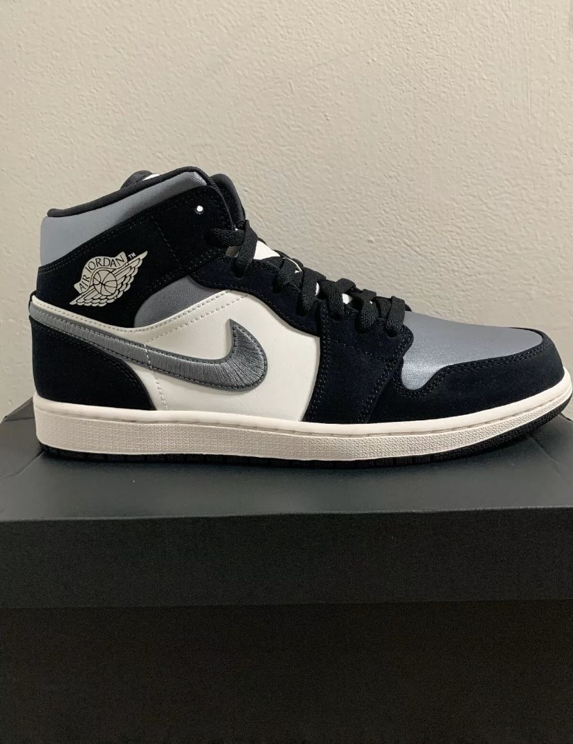 Jordan 1 Mid Premium Smoke sail Size 10.5