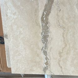 Travertine Stone tiles. 