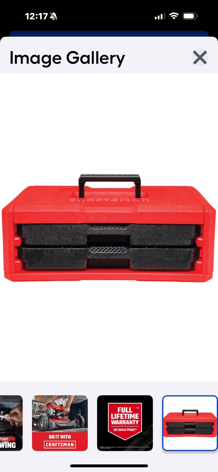 Craftsman 256 piece Metric And Standard (SAE) Mechanic