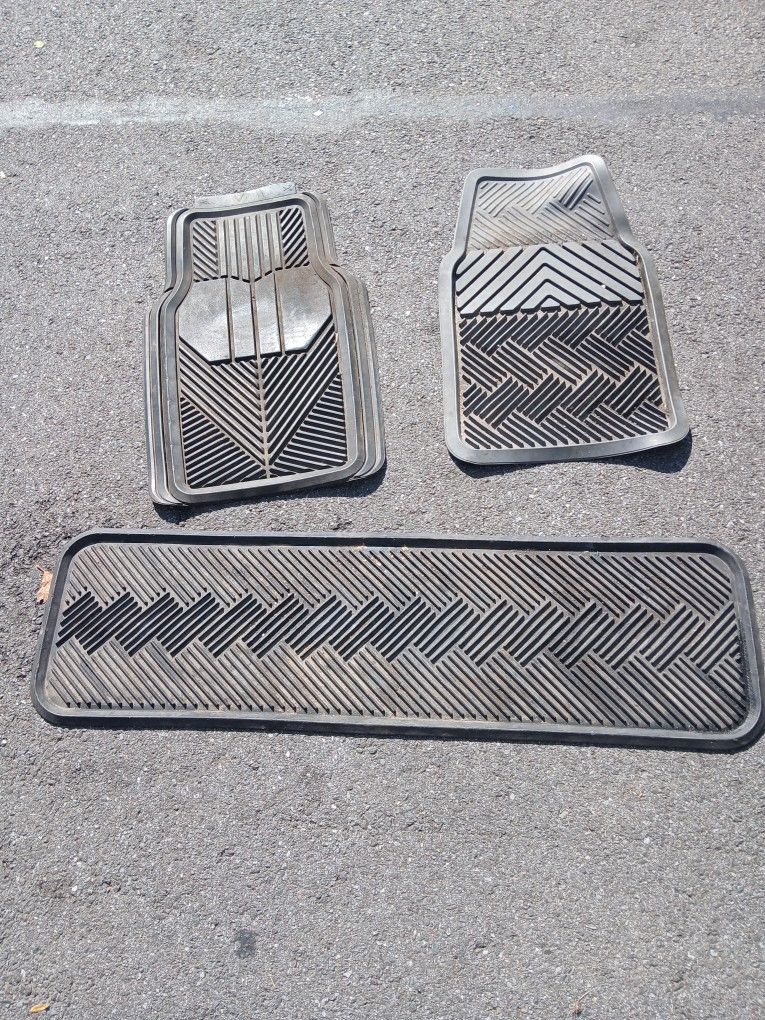 Rubber floor mats car minivan pickup truck van $20