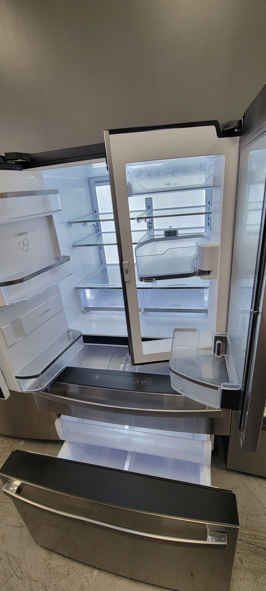 Stainless French 4-door Cooling And Freezing With Warranty