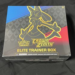 Crown Zenith Etb Sealed Pokemon