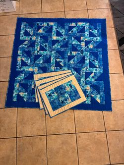 Hand made Beach place mats (4)