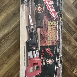 Milwaukee Super Sawzall 75Th Anniversary Collectors Edition With Metal Case