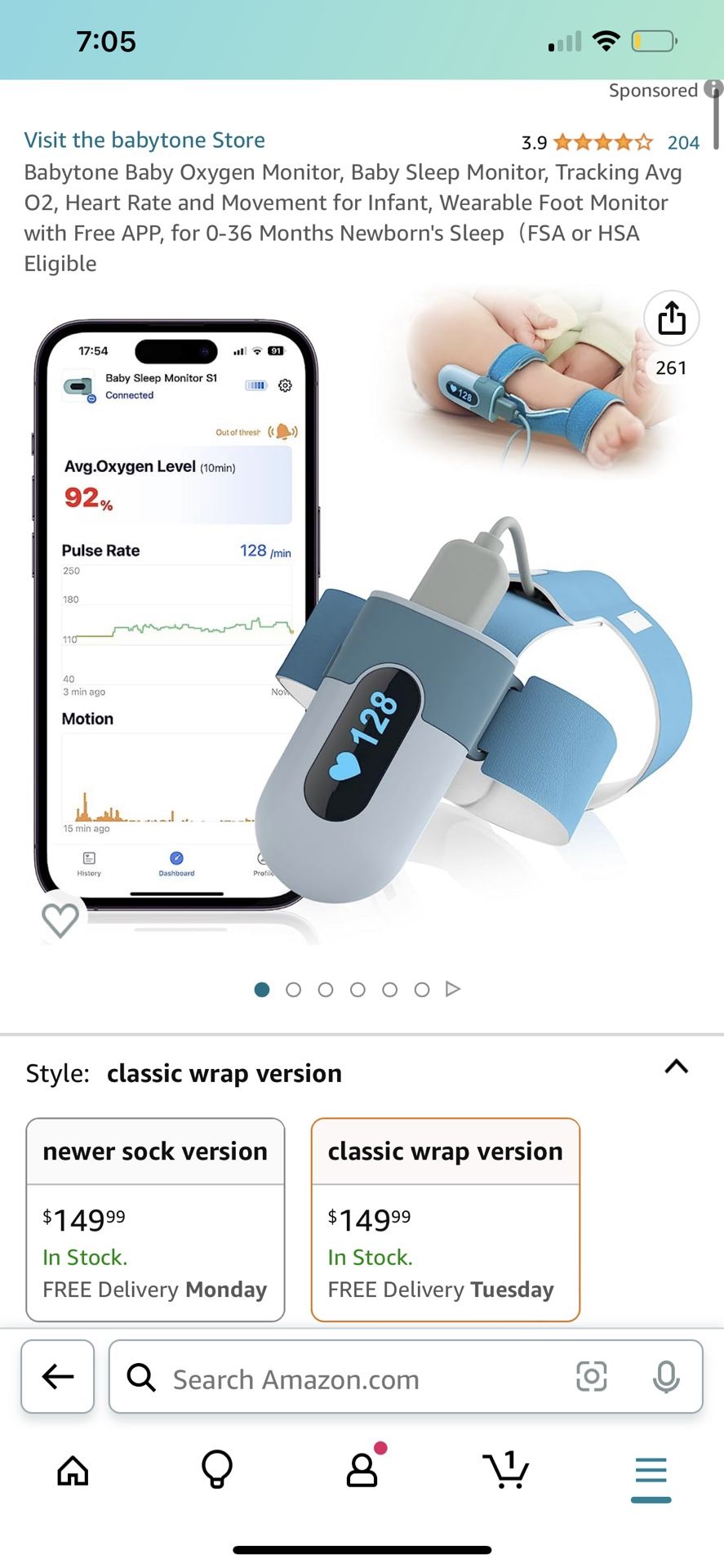 Babytone Oxygen Monitor