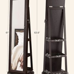 360° Swivel Jewelry Cabinet