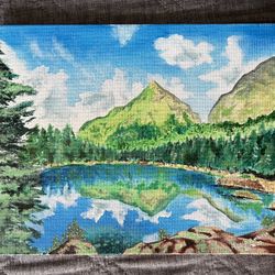 Hand Painted US Lake