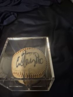 A baseball  Autograph by Jerry Colangelo