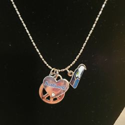 Seahawk Charm Necklace 18"