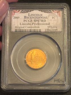 2009 Lincoln Bicentennial Cent PCGS SP67RD