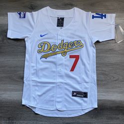 Urias Dodgers Championship Ring Ceremony Jersey