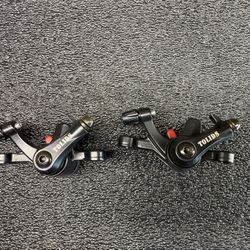 Tolids Bike Mechanical Cable Disc Brake Calipers Set Light Weight 