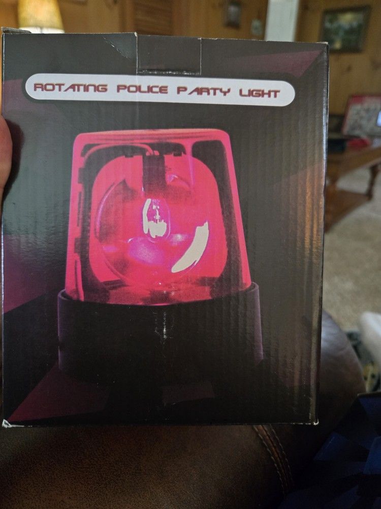 2 Rotating Police Party Lamps