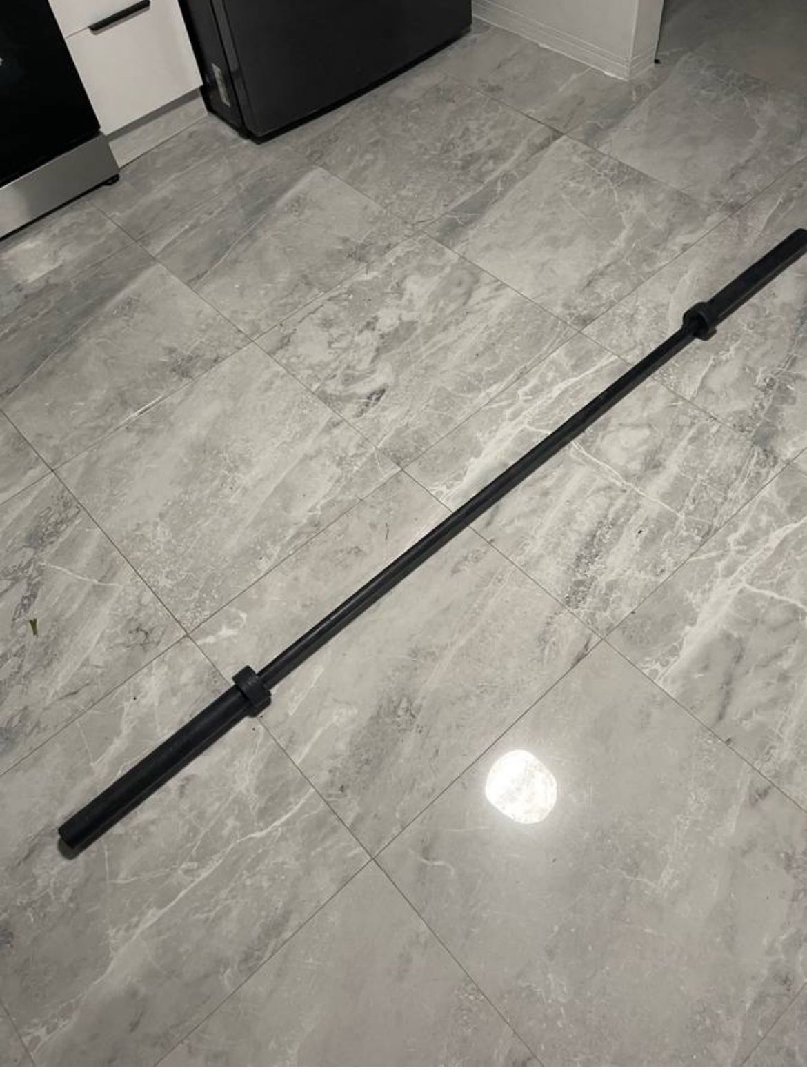 Used 7 Foot Barbell Bar For Olympic Weights Plates