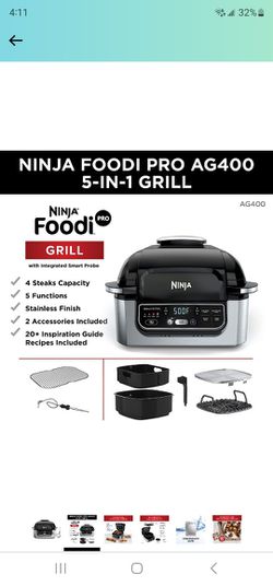  Ninja Foodi 5-in-1 Indoor Grill with Integrated Smart