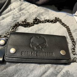 Harley Davidson Wallet With Chain 