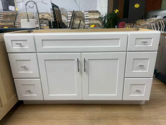 60 inch Vanity Cabinet (without Countertop)